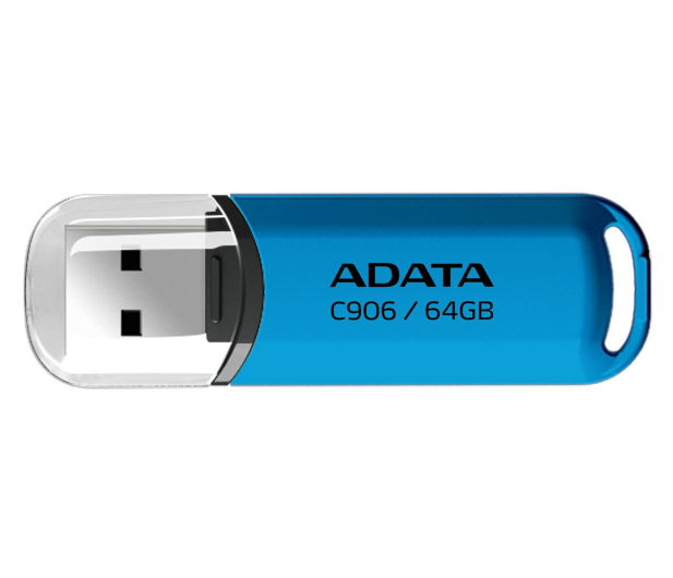 ADATA 64GB C906 niebieski USB 2.0 - 1202705 - zdjęcie 3